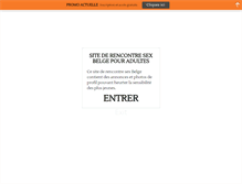 Tablet Screenshot of belgiquesex.com